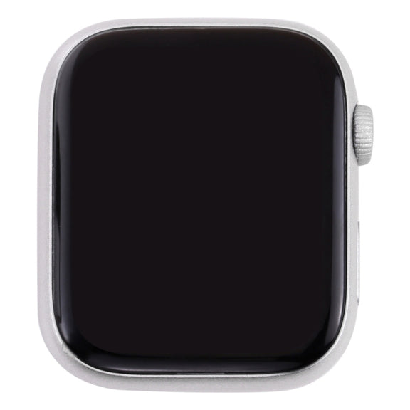 For Apple Watch Series 7 41mm Black Screen Non-Working Fake Dummy Display Model, For Photographing Watch-strap, No Watchband (Silver)