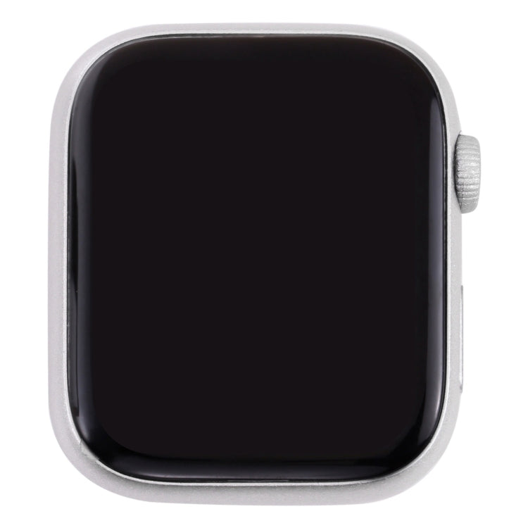 For Apple Watch Series 7 41mm Black Screen Non-Working Fake Dummy Display Model, For Photographing Watch-strap, No Watchband (Silver)