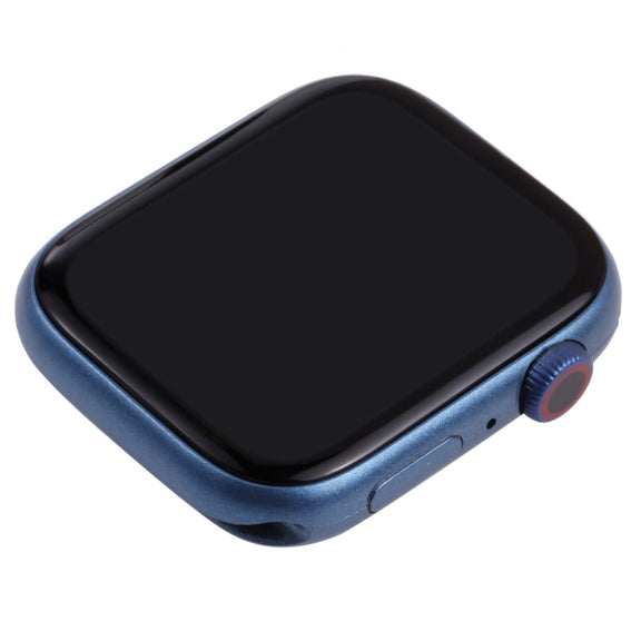 For Apple Watch Series 7 45mm Black Screen Non-Working Fake Dummy Display Model, For Photographing Watch-strap, No Watchband (Blue)