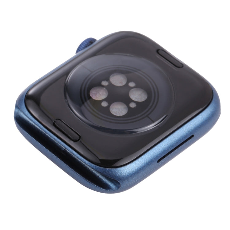 For Apple Watch Series 7 45mm Black Screen Non-Working Fake Dummy Display Model, For Photographing Watch-strap, No Watchband (Blue)