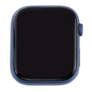 For Apple Watch Series 7 45mm Black Screen Non-Working Fake Dummy Display Model, For Photographing Watch-strap, No Watchband (Blue)