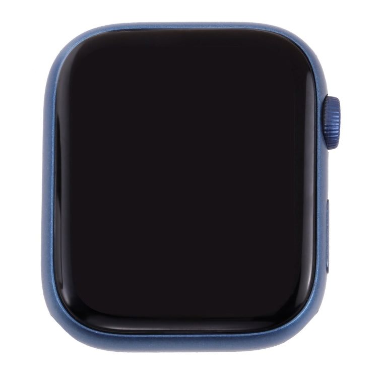 For Apple Watch Series 7 45mm Black Screen Non-Working Fake Dummy Display Model, For Photographing Watch-strap, No Watchband (Blue)