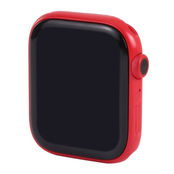 For Apple Watch Series 7 45mm Black Screen Non-Working Fake Dummy Display Model, For Photographing Watch-strap, No Watchband (Red)