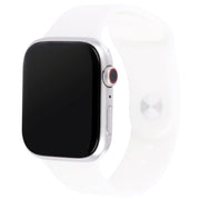 For Apple Watch Series 7 45mm Black Screen Non-Working Fake Dummy Display Model, For Photographing Watch-strap, No Watchband (Silver)