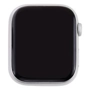 For Apple Watch Series 7 45mm Black Screen Non-Working Fake Dummy Display Model, For Photographing Watch-strap, No Watchband (Silver)