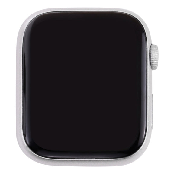 For Apple Watch Series 7 45mm Black Screen Non-Working Fake Dummy Display Model, For Photographing Watch-strap, No Watchband (Silver)