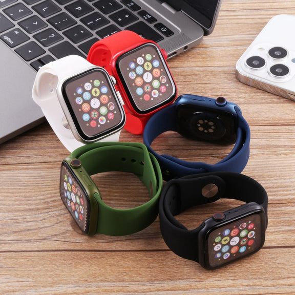 For Apple Watch Series 7 45mm Color Screen Non-Working Fake Dummy Display Model (Red)