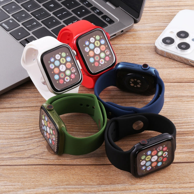 For Apple Watch Series 7 45mm Color Screen Non-Working Fake Dummy Display Model (Red)