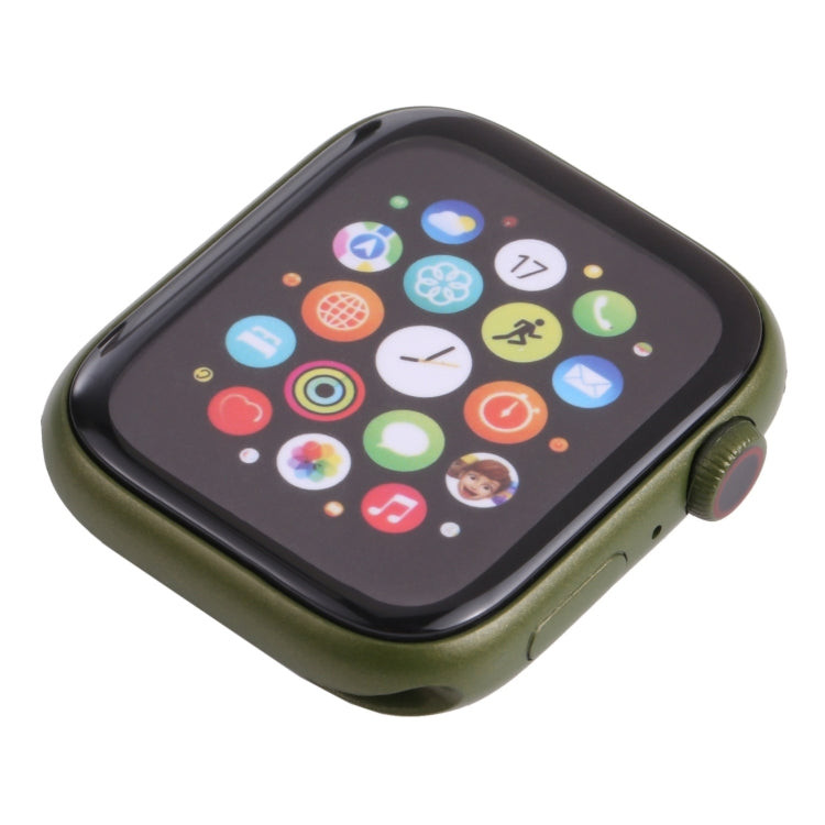 For Apple Watch Series 7 45mm Color Screen Non-Working Fake Dummy Display Model, For Photographing Watch-strap, No Watchband (Green)