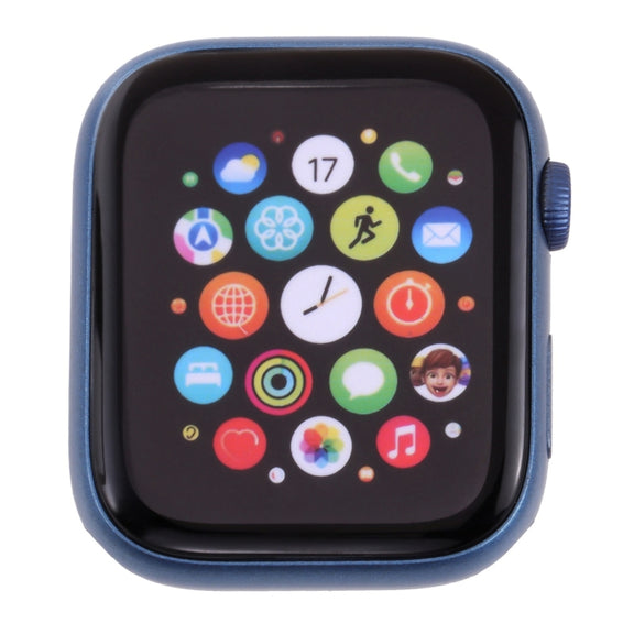 For Apple Watch Series 7 45mm Color Screen Non-Working Fake Dummy Display Model, For Photographing Watch-strap, No Watchband (Blue)