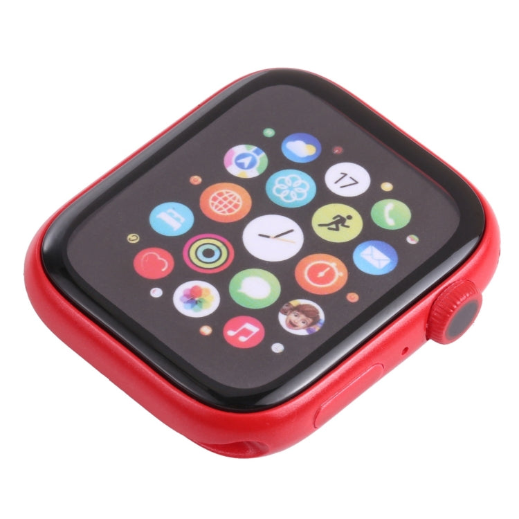 For Apple Watch Series 7 45mm Color Screen Non-Working Fake Dummy Display Model, For Photographing Watch-strap, No Watchband (Red)