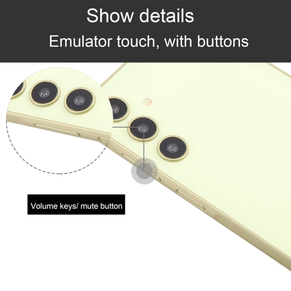 For Samsung Galaxy A25 5G Color Screen Non-Working Fake Dummy Display Model (Yellow)