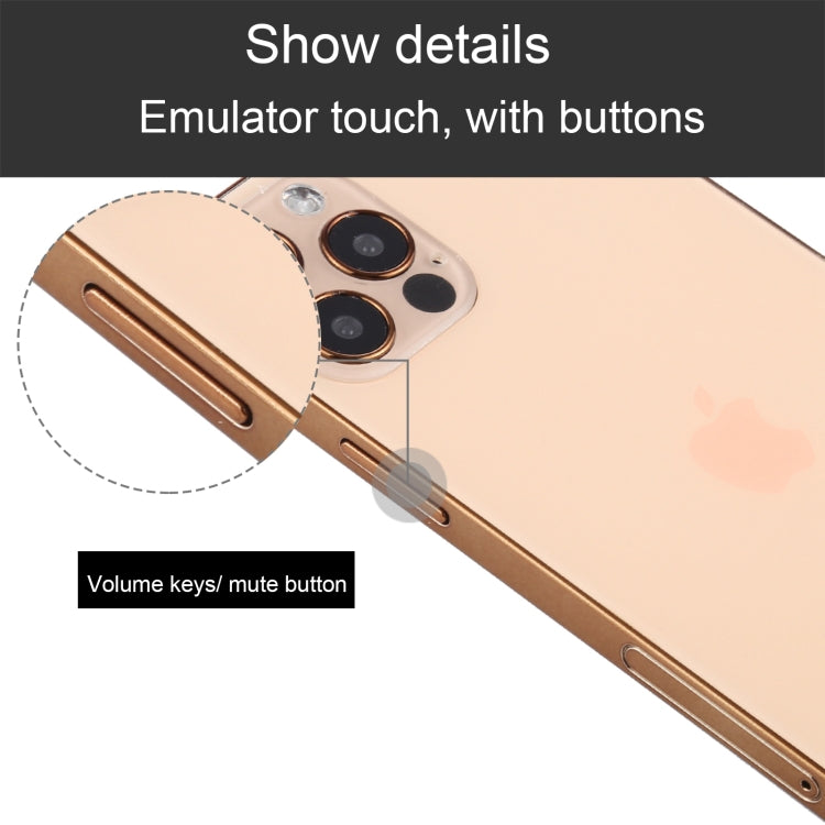 For iPhone 12 Pro Black Screen Non-Working Fake Dummy Display Model (Gold)