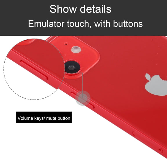For iPhone 12 mini Black Screen Non-Working Fake Dummy Display Model (Red)