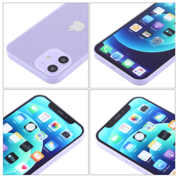 For iPhone 12 Color Screen Non-Working Fake Dummy Display Model (Purple)