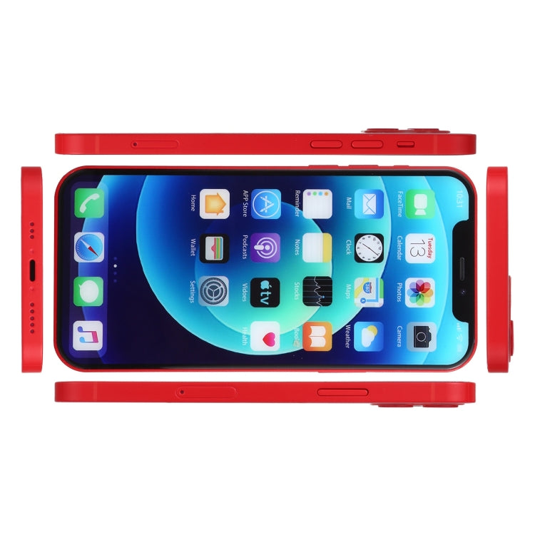 For iPhone 12 Color Screen Non-Working Fake Dummy Display Model(Red)