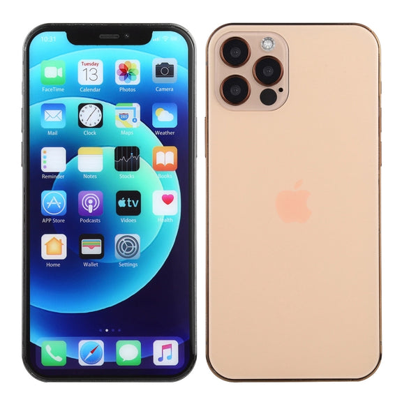 For iPhone 12 Pro Max Color Screen Non-Working Fake Dummy Display Model (Gold)