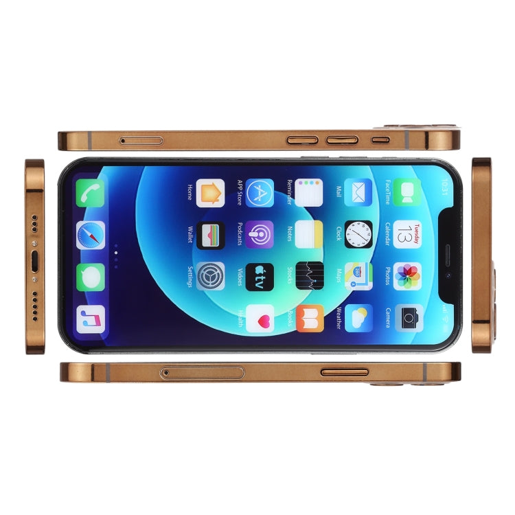 For iPhone 12 Pro Max Color Screen Non-Working Fake Dummy Display Model (Gold)