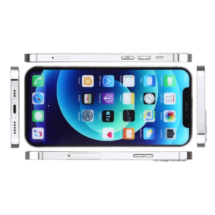 For iPhone 12 Pro Max Color Screen Non-Working Fake Dummy Display Model(Silver)