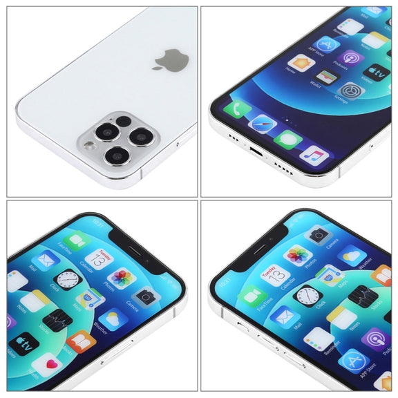 For iPhone 12 Pro Max Color Screen Non-Working Fake Dummy Display Model(Silver)