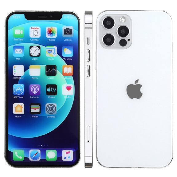 For iPhone 12 Pro Max Color Screen Non-Working Fake Dummy Display Model(Silver)