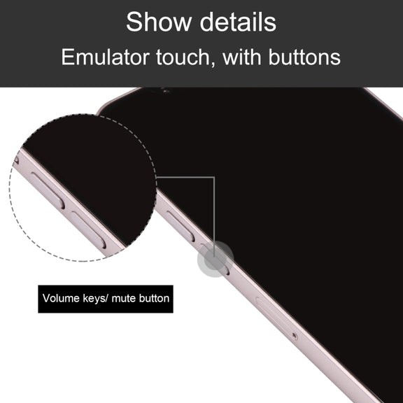 For iPhone 13 Black Screen Non-Working Fake Dummy Display Model (Pink)