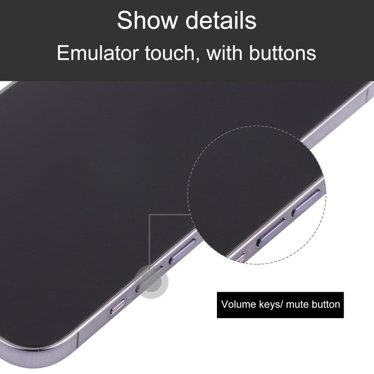 For iPhone 13 Pro Black Screen Non-Working Fake Dummy Display Model (Graphite)
