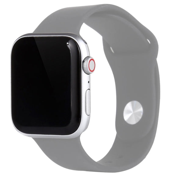 For Apple Watch Series 6 44mm Black Screen Non-Working Fake Dummy Display Model, For Photographing Watch-strap, No Watchband(Silver)