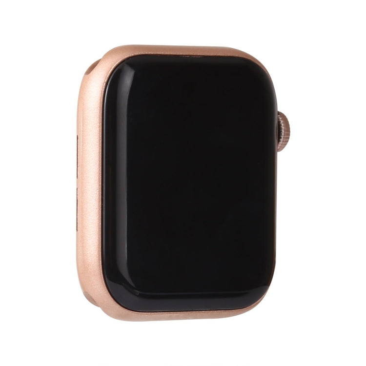For Apple Watch Series 6 40mm Black Screen Non-Working Fake Dummy Display Model, For Photographing Watch-strap, No Watchband(Gold)