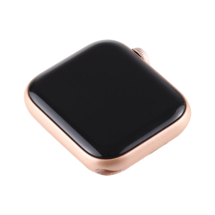 For Apple Watch Series 6 40mm Black Screen Non-Working Fake Dummy Display Model, For Photographing Watch-strap, No Watchband(Gold)