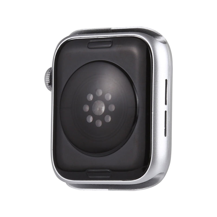 For Apple Watch Series 6 40mm Black Screen Non-Working Fake Dummy Display Model, For Photographing Watch-strap, No Watchband(Silver)