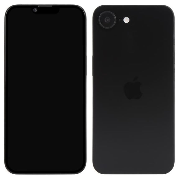 For iPhone 16e Black Screen Non-Working Fake Dummy Display Model (Black)