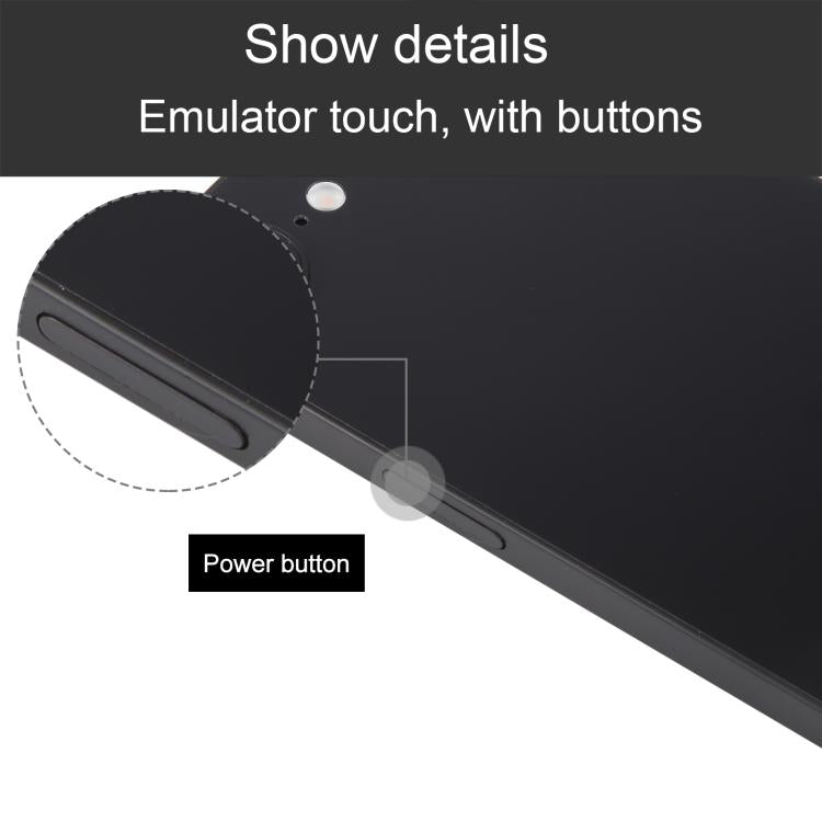 For iPhone 16e Color Screen Non-Working Fake Dummy Display Model (Black) - For iPhone & iPad by PMC Jewellery | Online Shopping South Africa | PMC Jewellery | Buy Now Pay Later Mobicred
