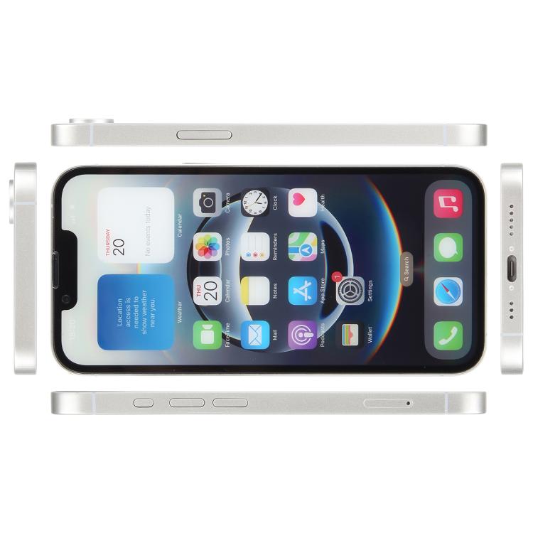For iPhone 16e Color Screen Non-Working Fake Dummy Display Model (White) - For iPhone & iPad by PMC Jewellery | Online Shopping South Africa | PMC Jewellery | Buy Now Pay Later Mobicred