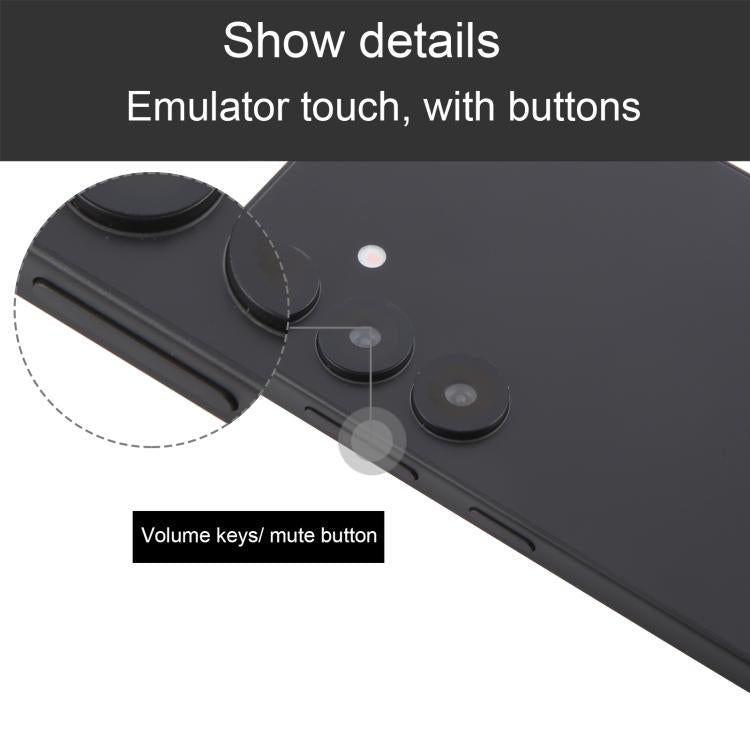 For Samsung Galaxy S25+ 5G Black Screen Non-Working Fake Dummy Display Model (Black)