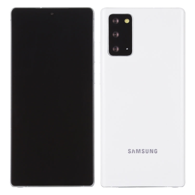 For Samsung Galaxy Note20 Ultra 5G Black Screen Non-Working Fake Dummy Display Model (White)