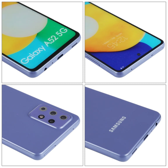 For Samsung Galaxy A52 5G Color Screen Non-Working Fake Dummy Display Model (Purple)