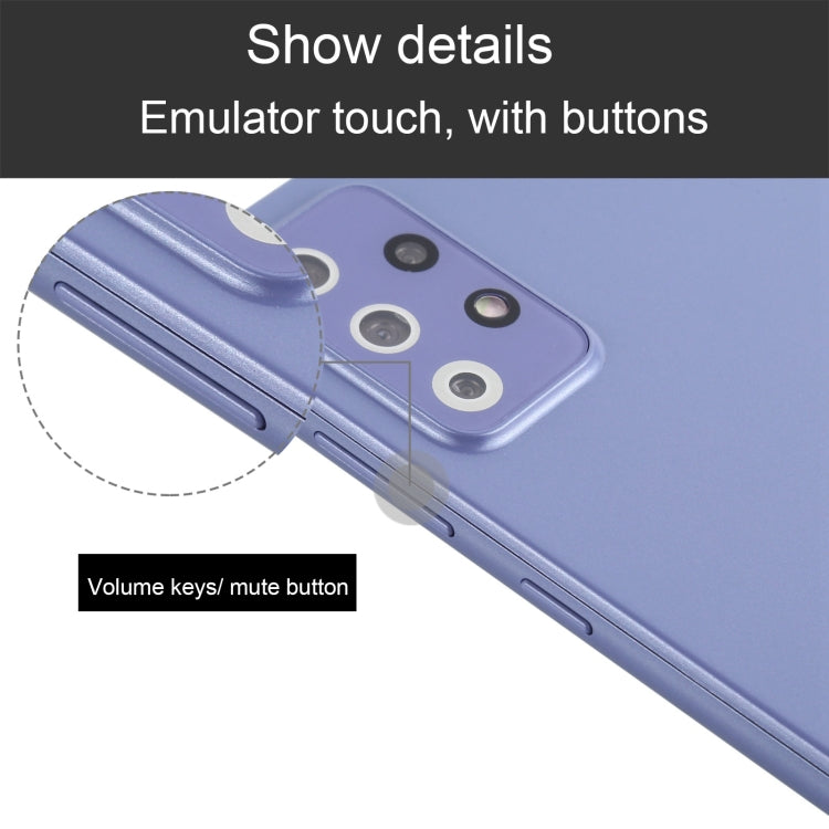 For Samsung Galaxy A72 5G Black Screen Non-Working Fake Dummy Display Model (Purple)