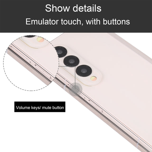 For Samsung Galaxy Z Fold4 Color Screen Non-Working Fake Dummy Display Model (Gold)
