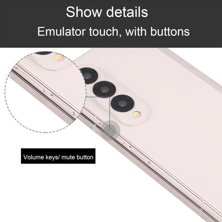 For Samsung Galaxy Z Fold4 Color Screen Non-Working Fake Dummy Display Model (Gold)