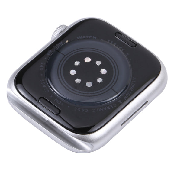 For Apple Watch Series 8 41mm Black Screen Non-Working Fake Dummy Display Model, For Photographing Watch-strap, No Watchband(White)