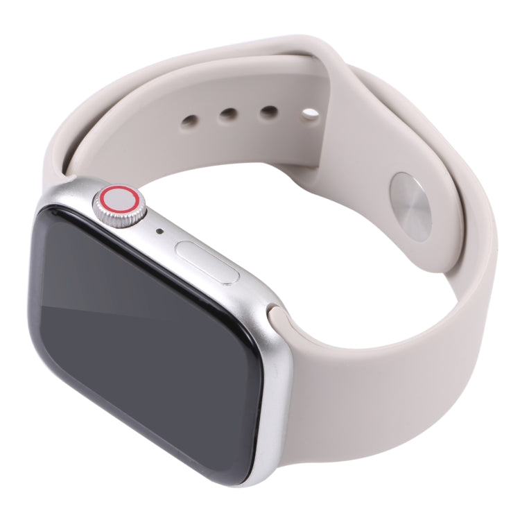 For Apple Watch Series 8 45mm Black Screen Non-Working Fake Dummy Display Model(Starlight)