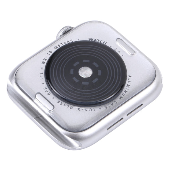 For Apple Watch SE 2022 40mm Black Screen Non-Working Fake Dummy Display Model, For Photographing Watch-strap, No Watchband (Silver)