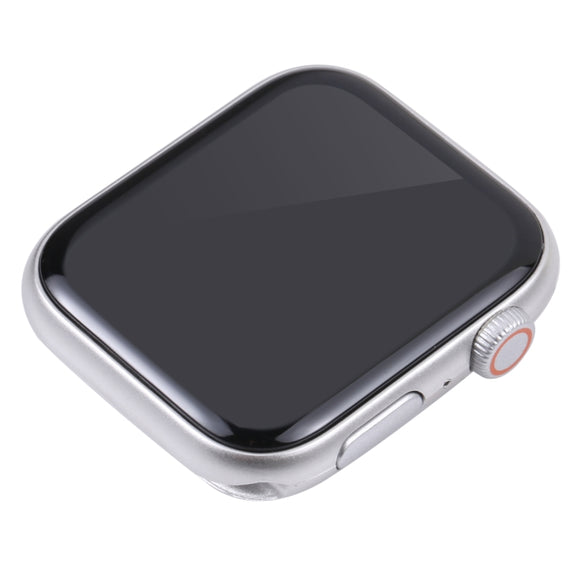 For Apple Watch SE 2022 44mm Black Screen Non-Working Fake Dummy Display Model, For Photographing Watch-strap, No Watchband (Starlight)