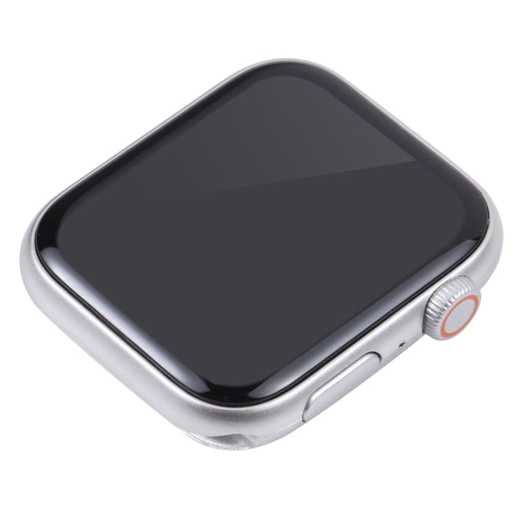 For Apple Watch SE 2022 44mm Black Screen Non-Working Fake Dummy Display Model, For Photographing Watch-strap, No Watchband (Starlight)