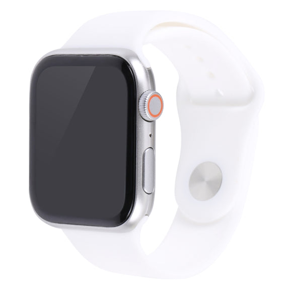 For Apple Watch SE 2022 44mm Black Screen Non-Working Fake Dummy Display Model, For Photographing Watch-strap, No Watchband (Starlight)