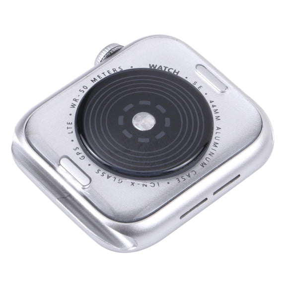 For Apple Watch SE 2022 44mm Black Screen Non-Working Fake Dummy Display Model, For Photographing Watch-strap, No Watchband (Silver)