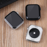 For Apple Watch SE 2022 44mm Black Screen Non-Working Fake Dummy Display Model, For Photographing Watch-strap, No Watchband (Starlight)