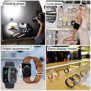 For Apple Watch SE 2022 44mm Black Screen Non-Working Fake Dummy Display Model (White)