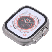 For Apple Watch Ultra 49mm Color Screen Non-Working Fake Dummy Display Model, For Photographing Watch-strap, No Watchband (Silver)